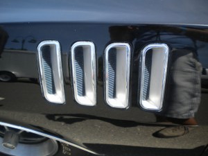 Those vents blast hot air out when the car is running.  