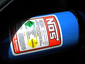 Don't spray people in the face with this stuff.  It apparently hurts.  It probably does, as N2O is the same stuff that goes into dry ice.  It has to be stored at cold temperatures, so it must hurt - to some degree...