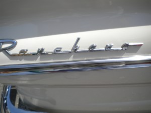 This is from the era of big, flashy chrome-plated vehicles.  The Ranchero is a great of that.  