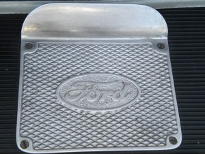 This is what you did before you got into the car.  You wiped your shoes.  That way, the mud and grime on the bottom of your shoes didn't melt and stink up the car.  