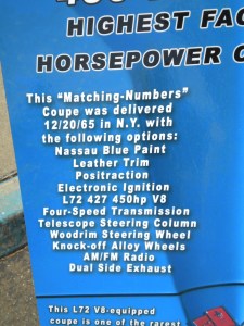 This 1965 Chevrolet Corvette Stingray Coupe is truly the nicest C3 Corvette that I've ever seen.  Very few 1965 Corvettes made it out with the L72 big-block engine.  I want - make that need this Corvette!