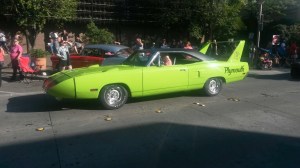 If this doesn't make you drool, then I don't know what will!  This stunning 1970 Plymouth Superbird was SOOOOO cool!  It was in the Limelight Green color, along with the Super Commando 440 cubic-inch V8.  More to come on this iconic car.  